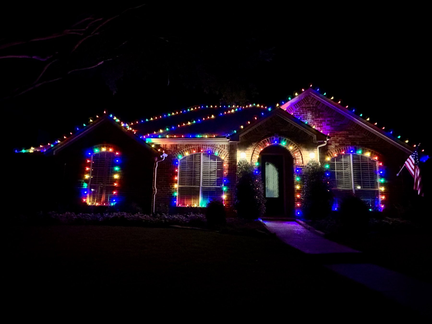 Christmas Light Installation